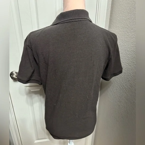 American Eagle Mens Cotton Classic Fit Short Sleeve Solid Polo Shirt S - Picture 6 of 7